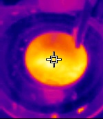 Thermographie de la plaque chauffante Thermographie